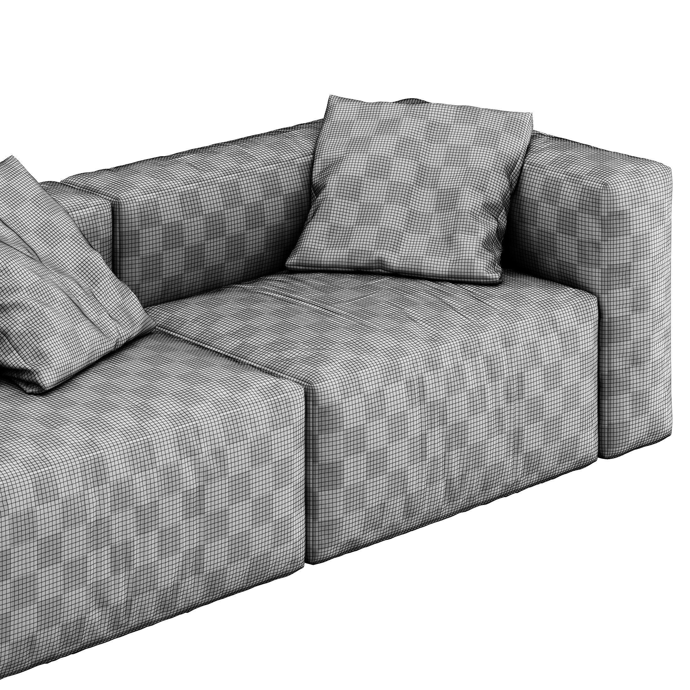 Takimi Sofa 01 by La Cividina 3D model_3