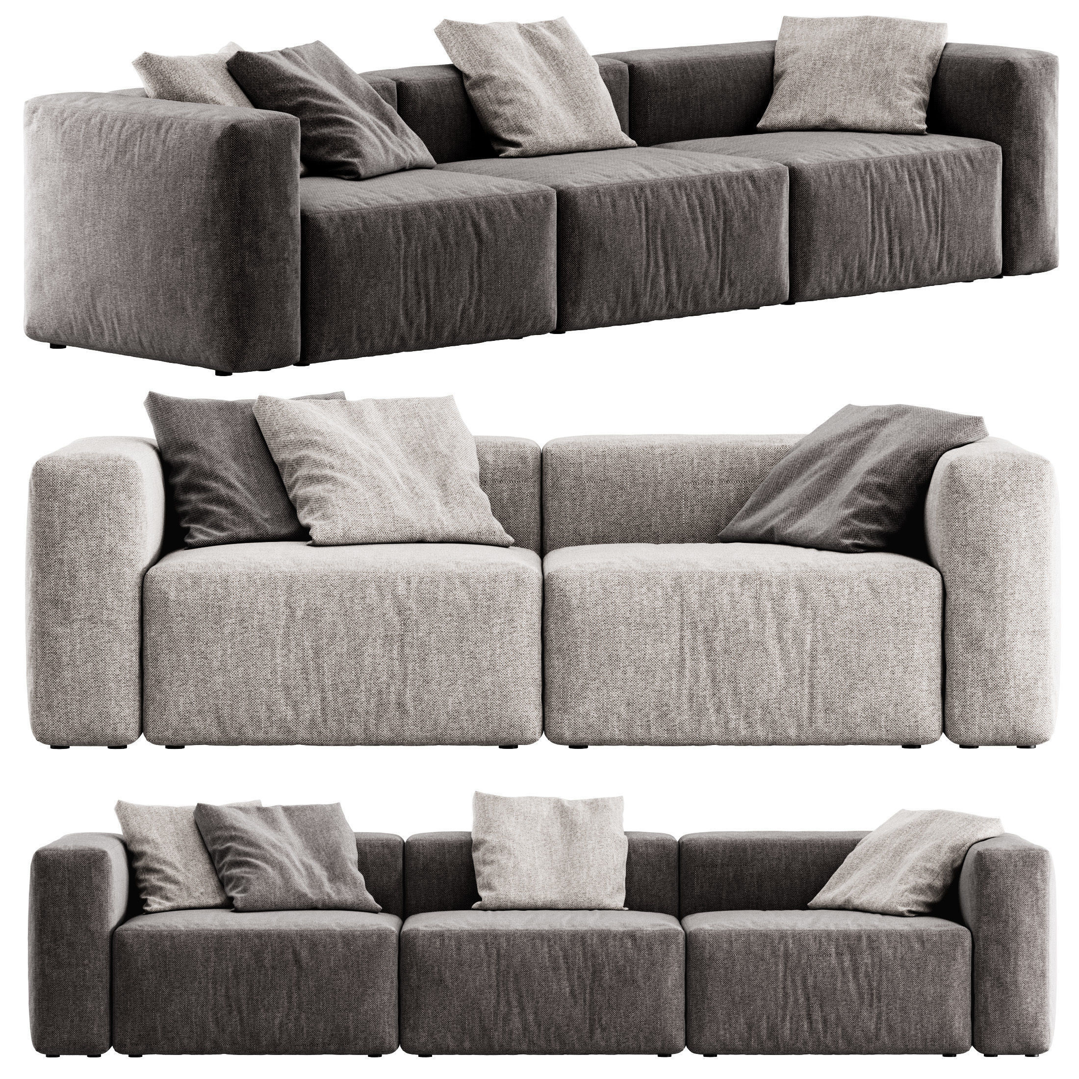 Takimi Sofa 01 by La Cividina 3D model_1