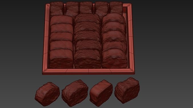 Sushi Set 3D model 5