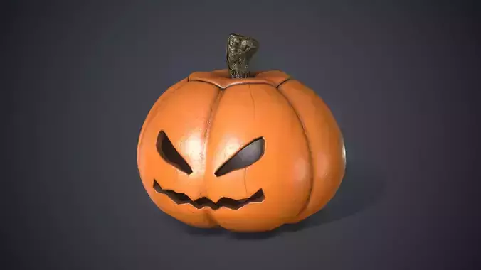 Pumpkin Halloween  Low-poly 3D model
