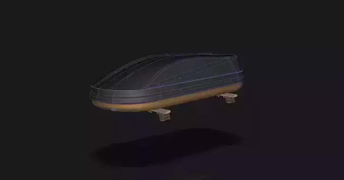 Roof Top Cargo Box Roof Box Cargo Box for Cars Trucks SUVs Vans 3D model