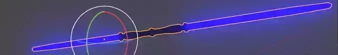 blender 3D lightsaber DB