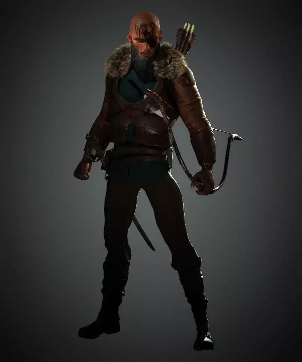 Assassin Arab Character 3D 3D model_0