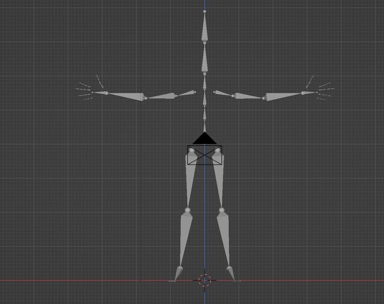 Rigged Anime Kid Body Model 3D model_3