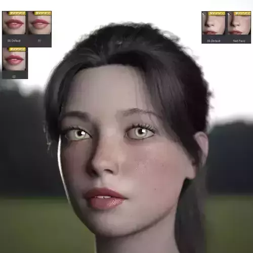 Alica V5 High Quality Textures for G8 Female