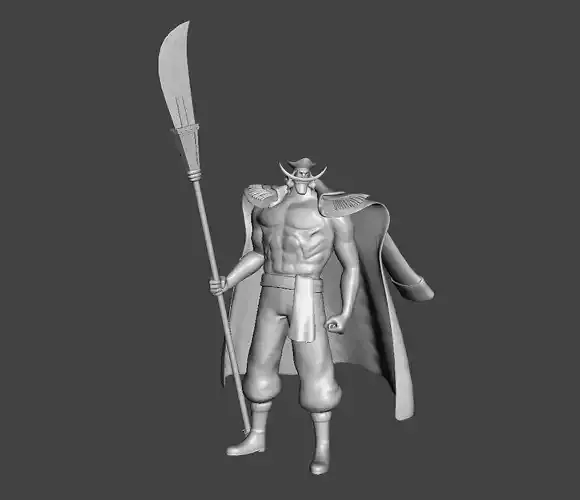 White Beard Edward Newgate 3D Model