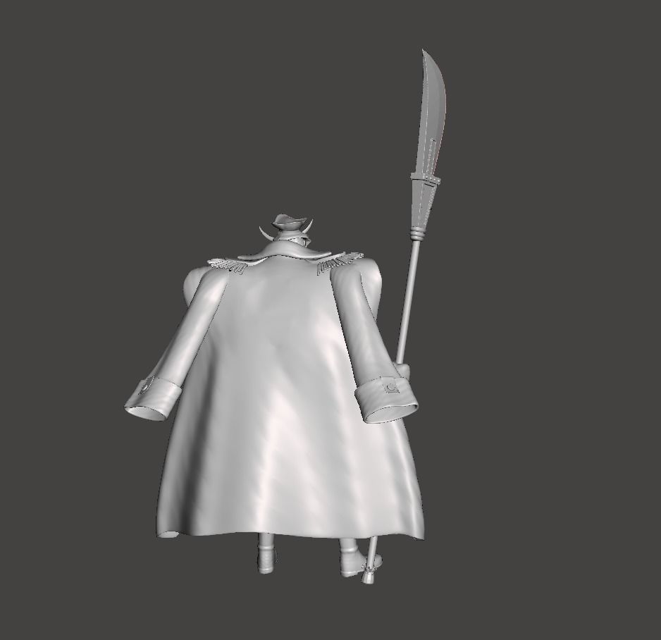 White Beard Edward Newgate 3D Model 3D print model_2