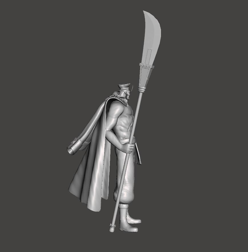 White Beard Edward Newgate 3D Model 3D print model_3