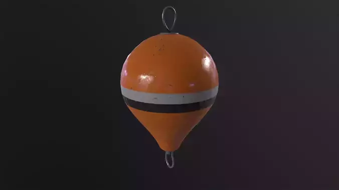 Mooring Buoy 3D Model Low-poly 3D model