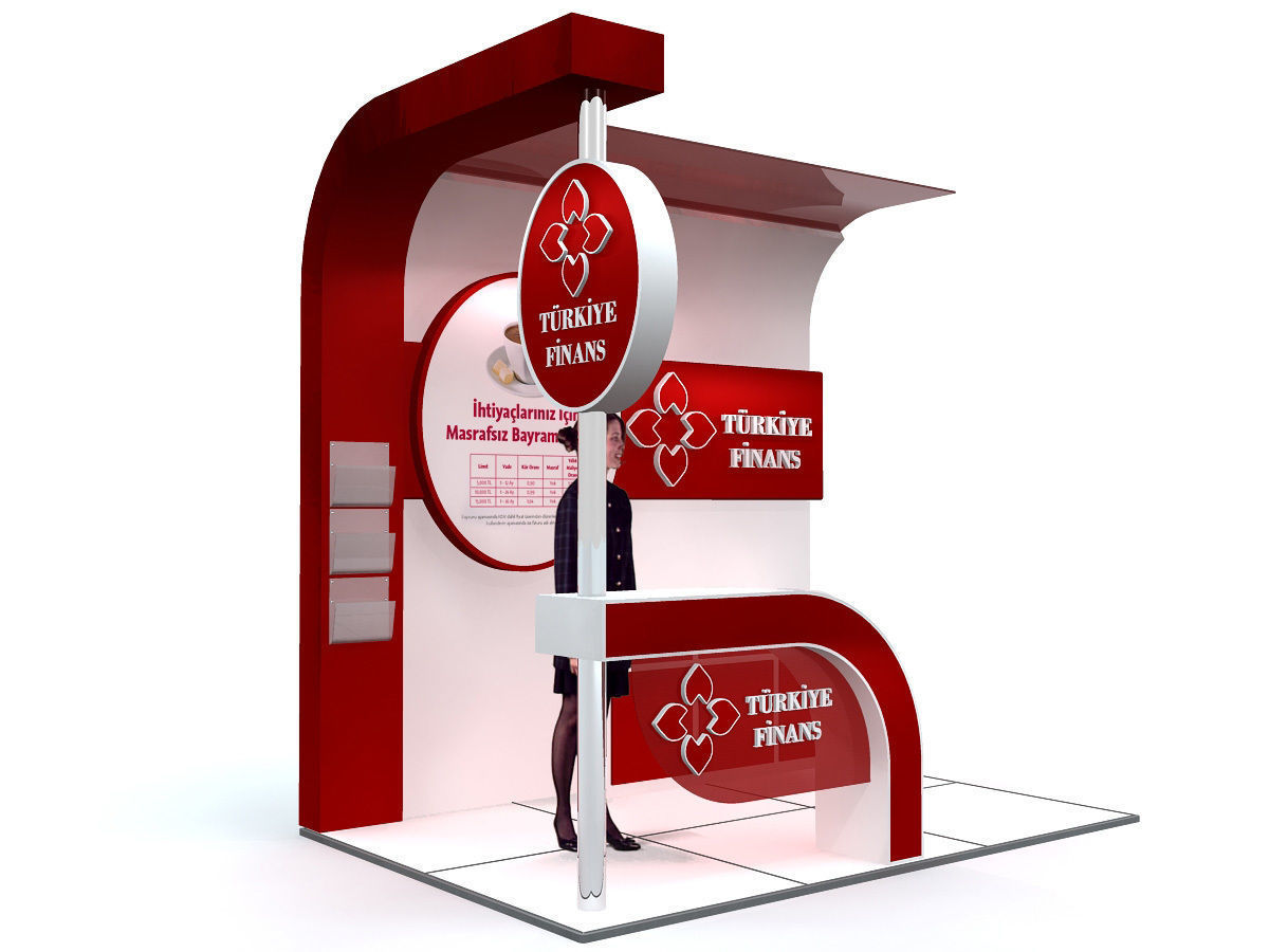 Exhibition Stand - ST009 3D model_4