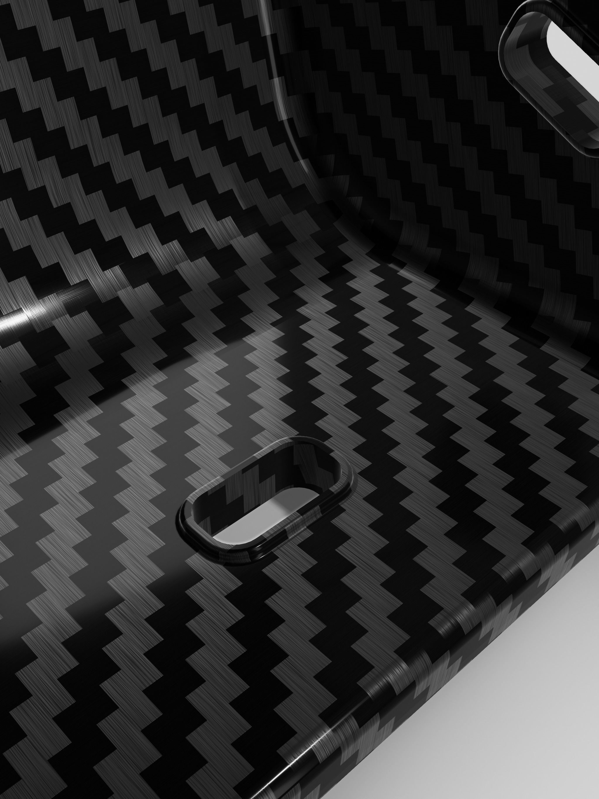 Pro Mod seat Carbon Fiber style 2 styles 3D print model_3