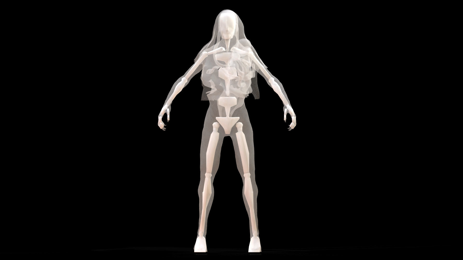 Horror Surrogate Mother Low-poly 3D model_13