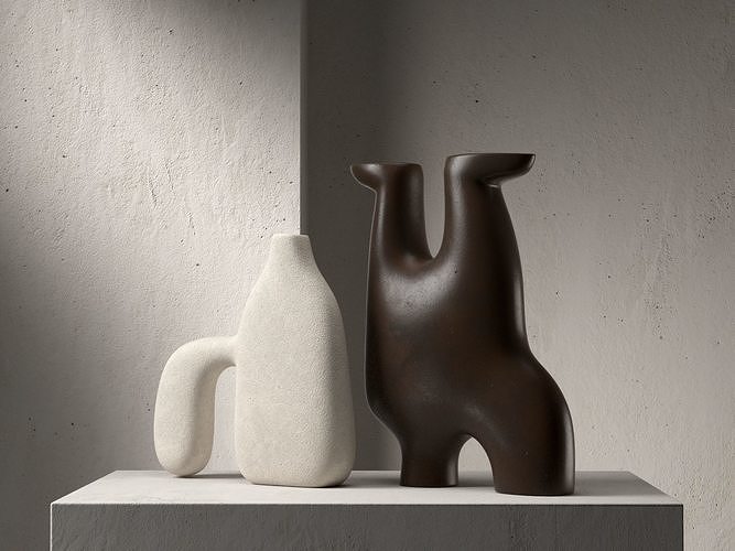 Vase Set 147 3D model