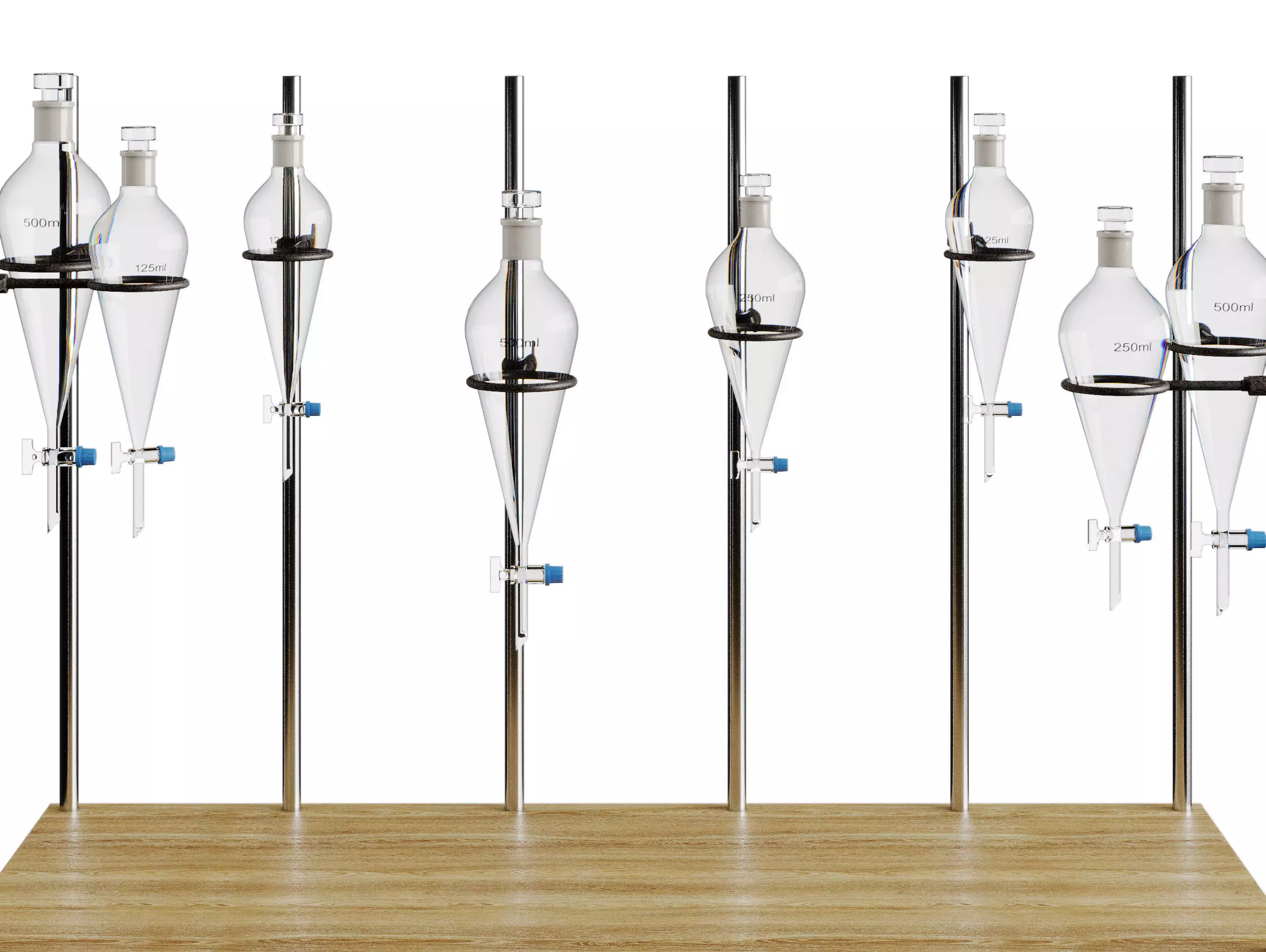 Separating funnel 3D model_0