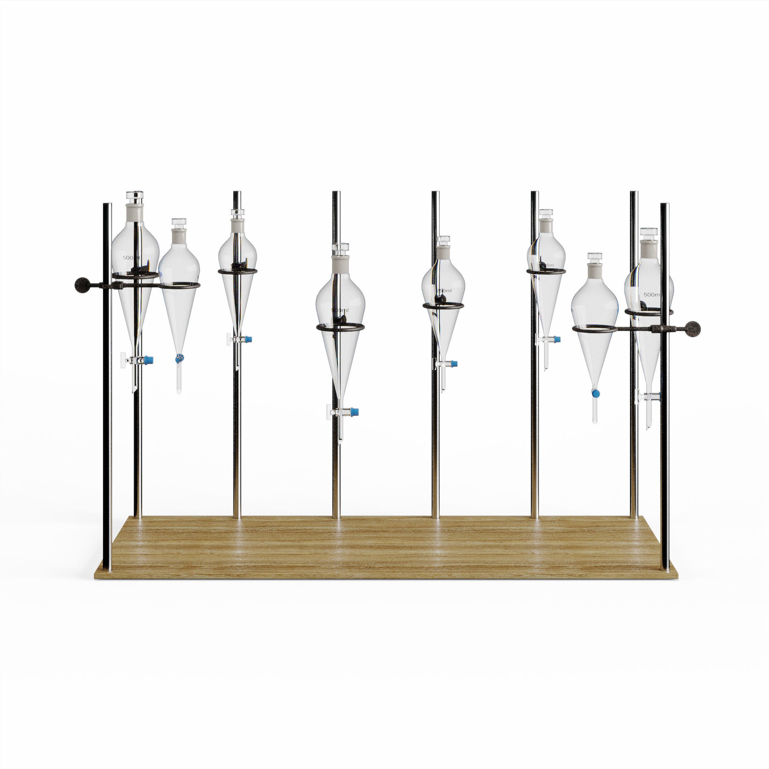 Separating funnel 3D model_7