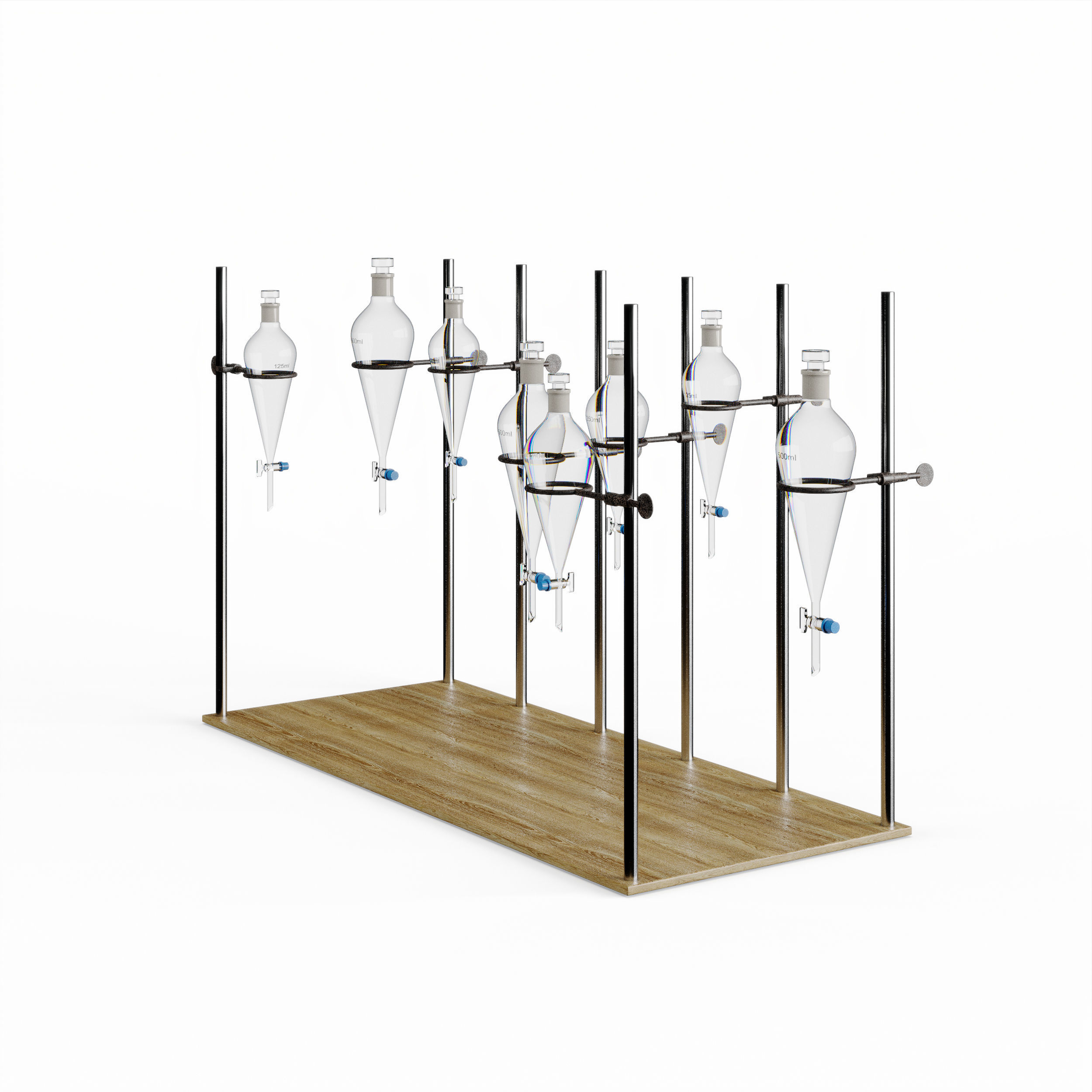 Separating funnel 3D model_8