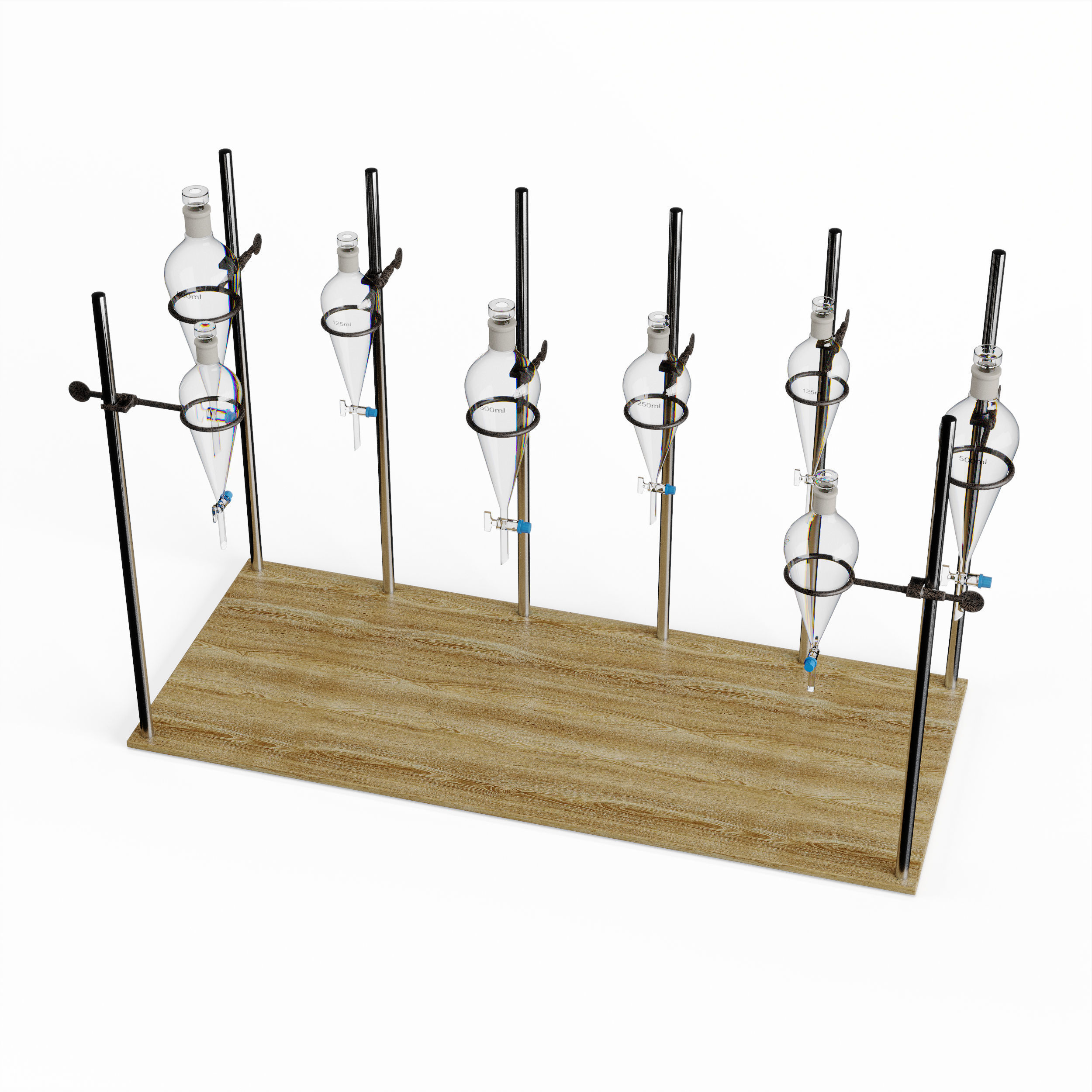 Separating funnel 3D model_1