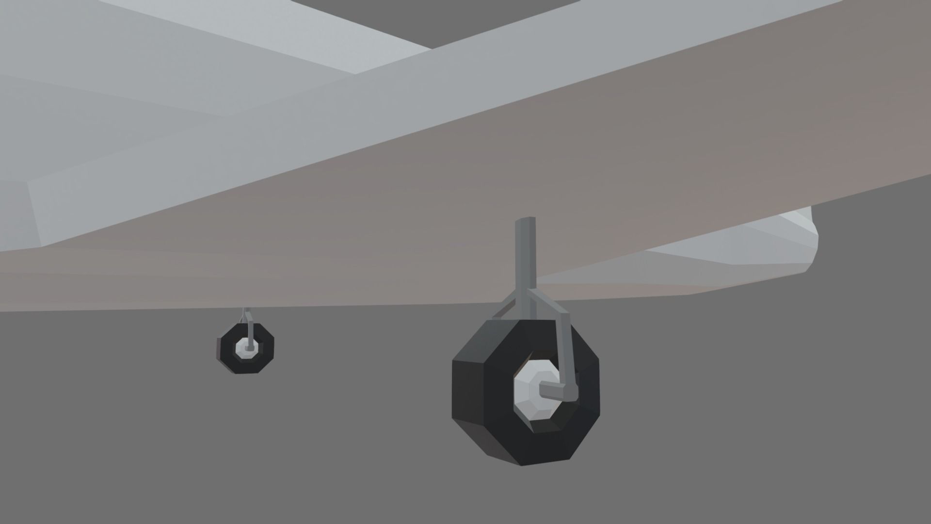 Low Poly Plane 01 Low-poly 3D model_4