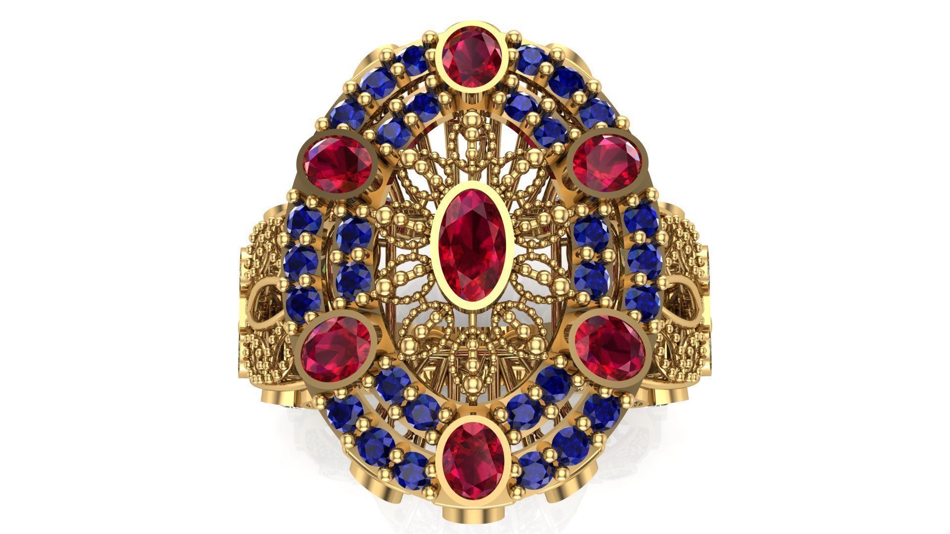 Special Ring A12  3D print model_4