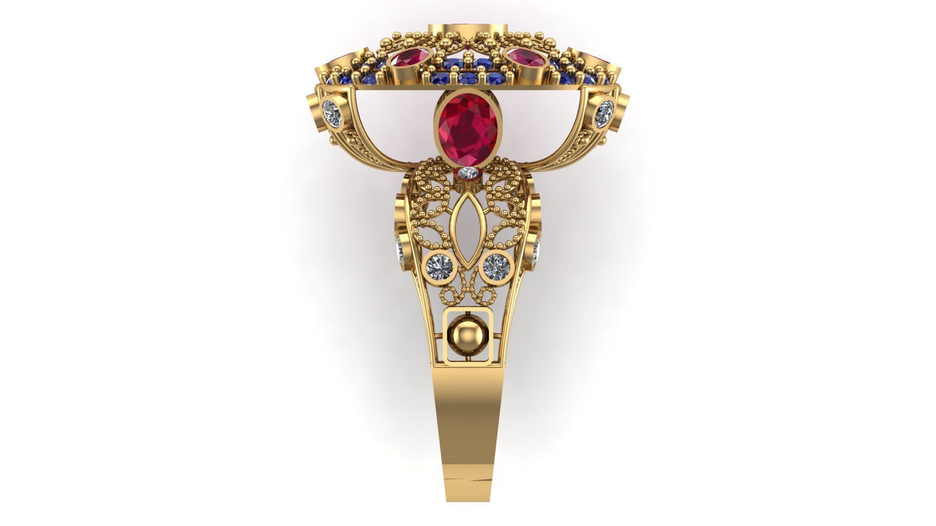 Special Ring A12  3D print model_2