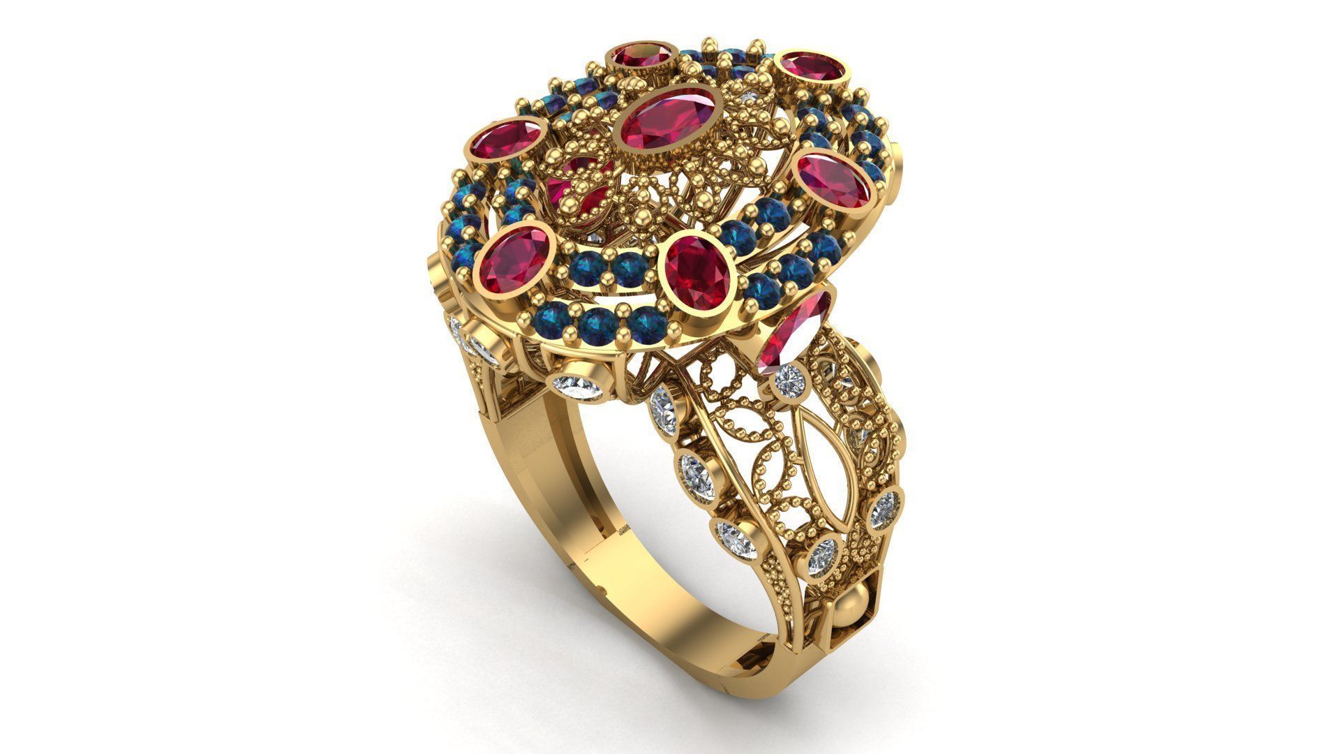 Special Ring A12  3D print model_5