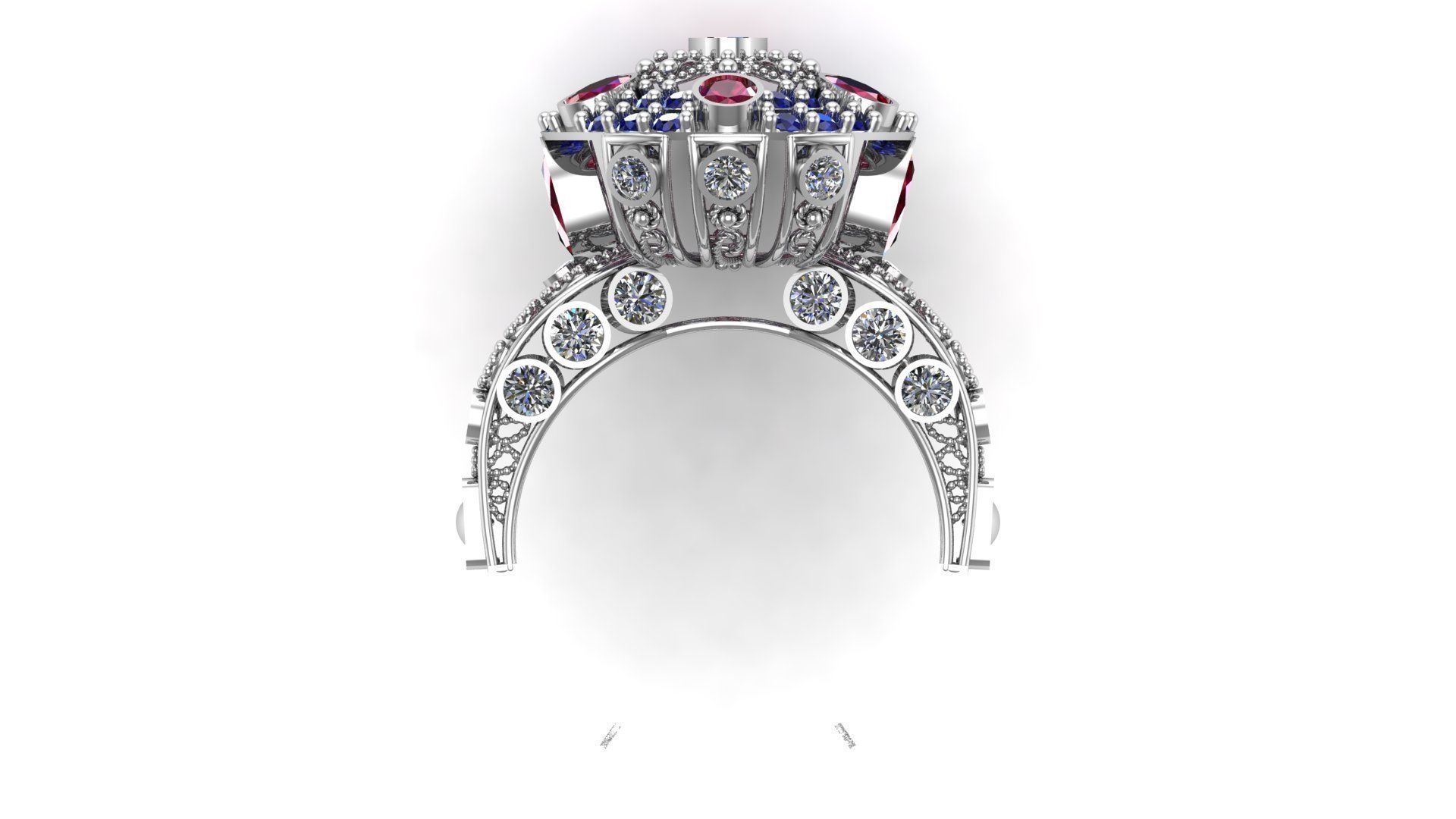 Special Ring A12  3D print model_8