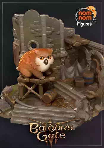 Chibi Baby Owlbear from Baldurs Gate 3D print model