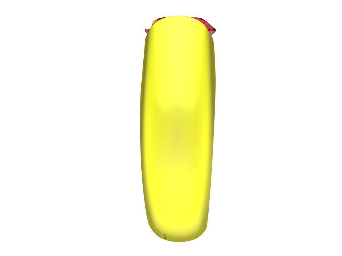 7071 Oval Diamond Solitaire Ring For Men 3D print model_3