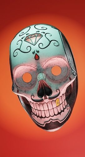 Skull mask  3D print model