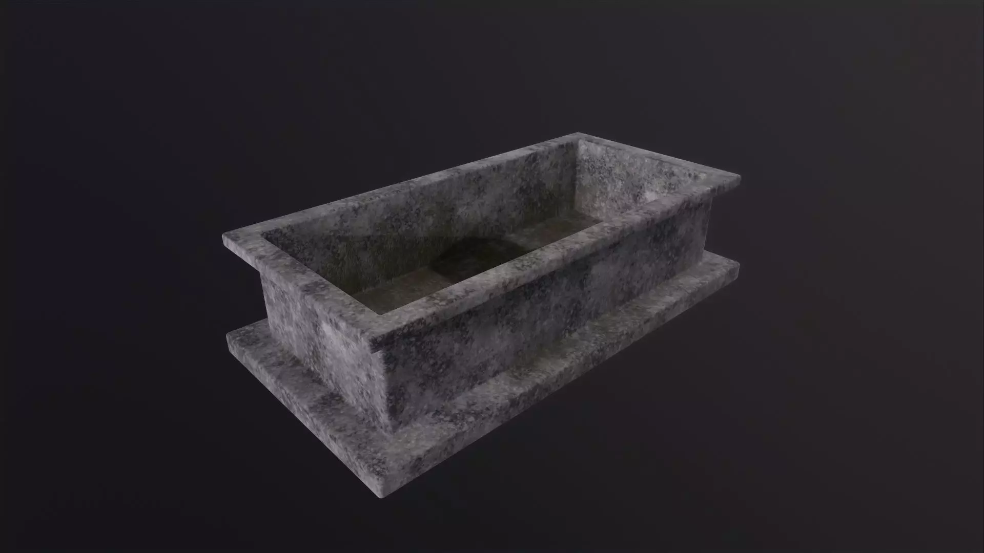 Old tomb 3D Model Low-poly 3D model_0
