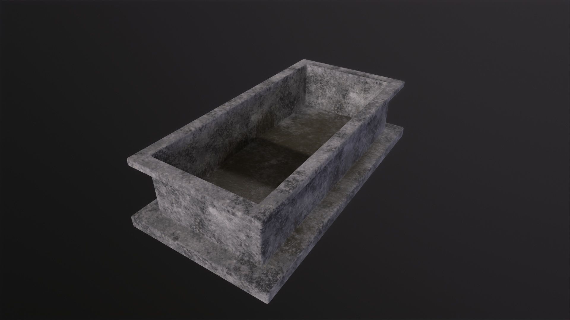 Old tomb 3D Model Low-poly 3D model_3