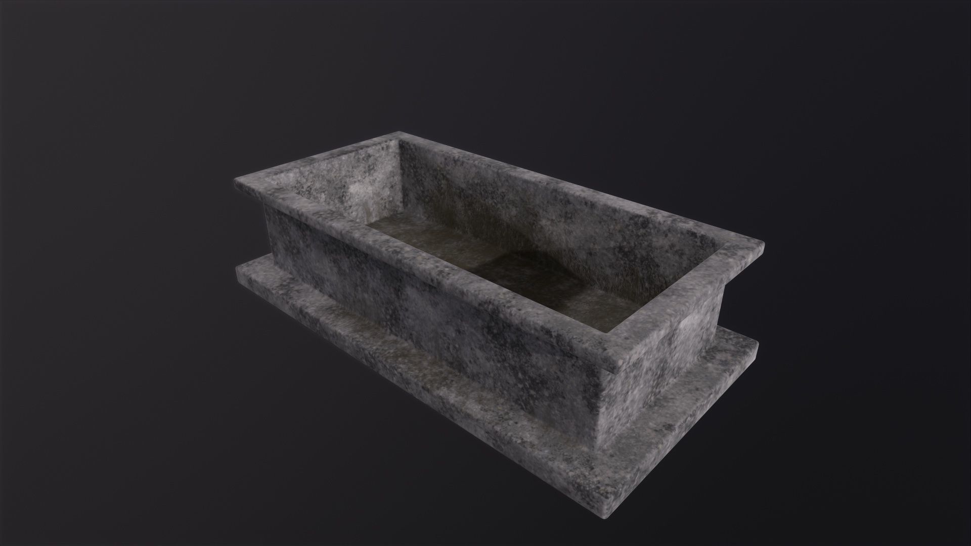 Old tomb 3D Model Low-poly 3D model_2