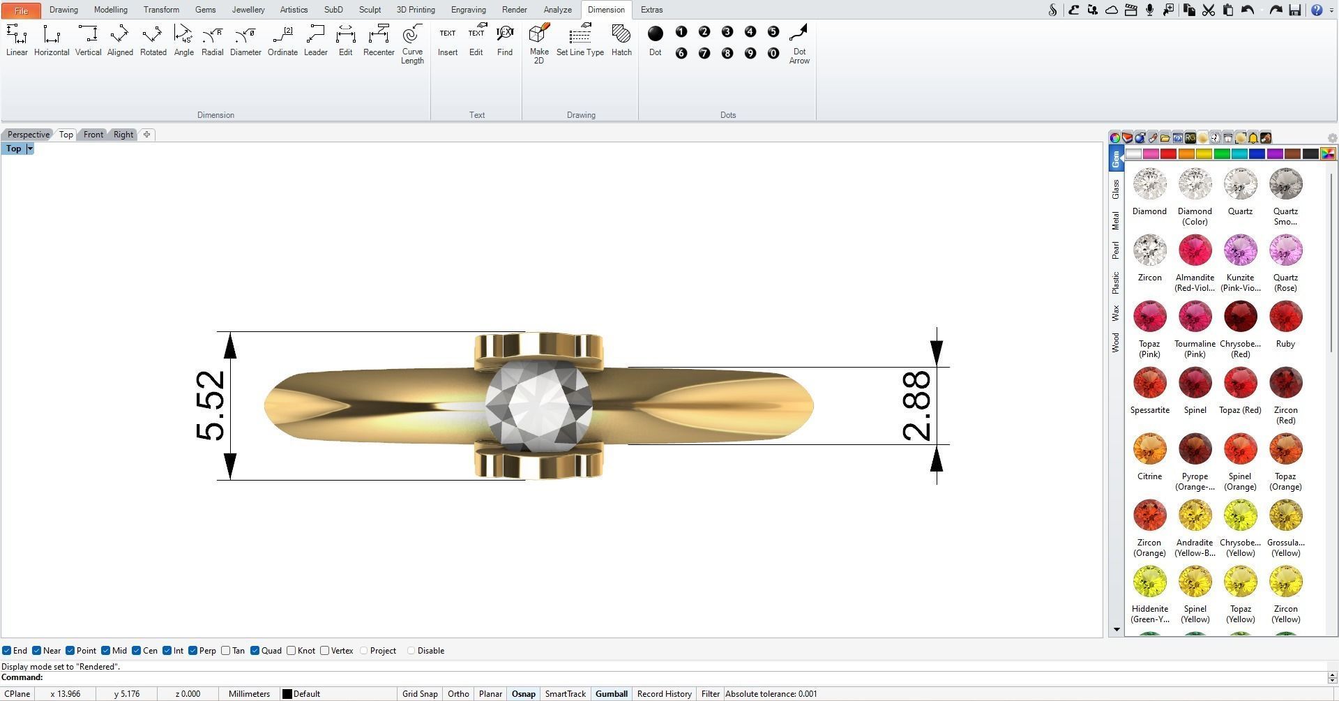 Tous Ring 3D print model_5