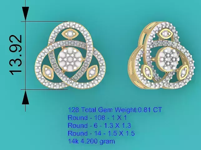 earring  3dm jpg