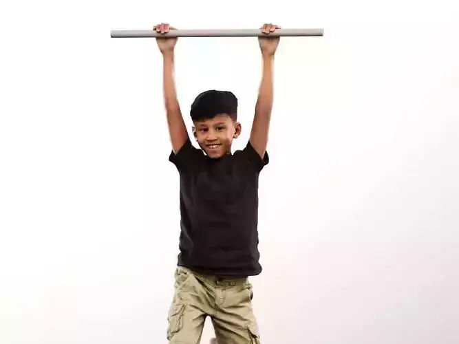 Joey 14482 - Mediterranean Boy Playing On Climbing Frame