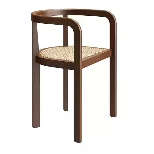 Stuttgart Chair Walnut by e15