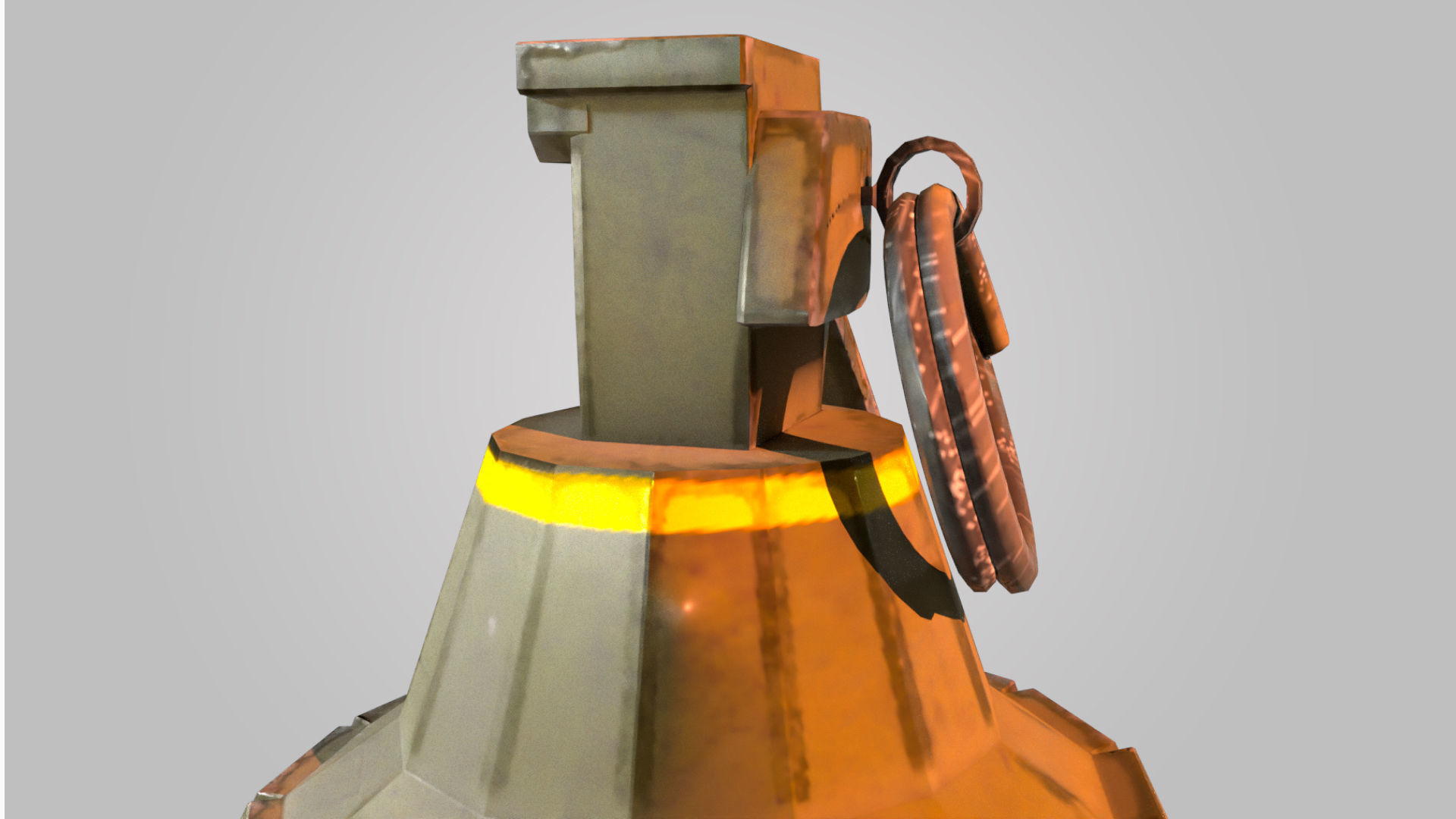 Grenade - F1 Grenade - FPS Combat 3D model_10