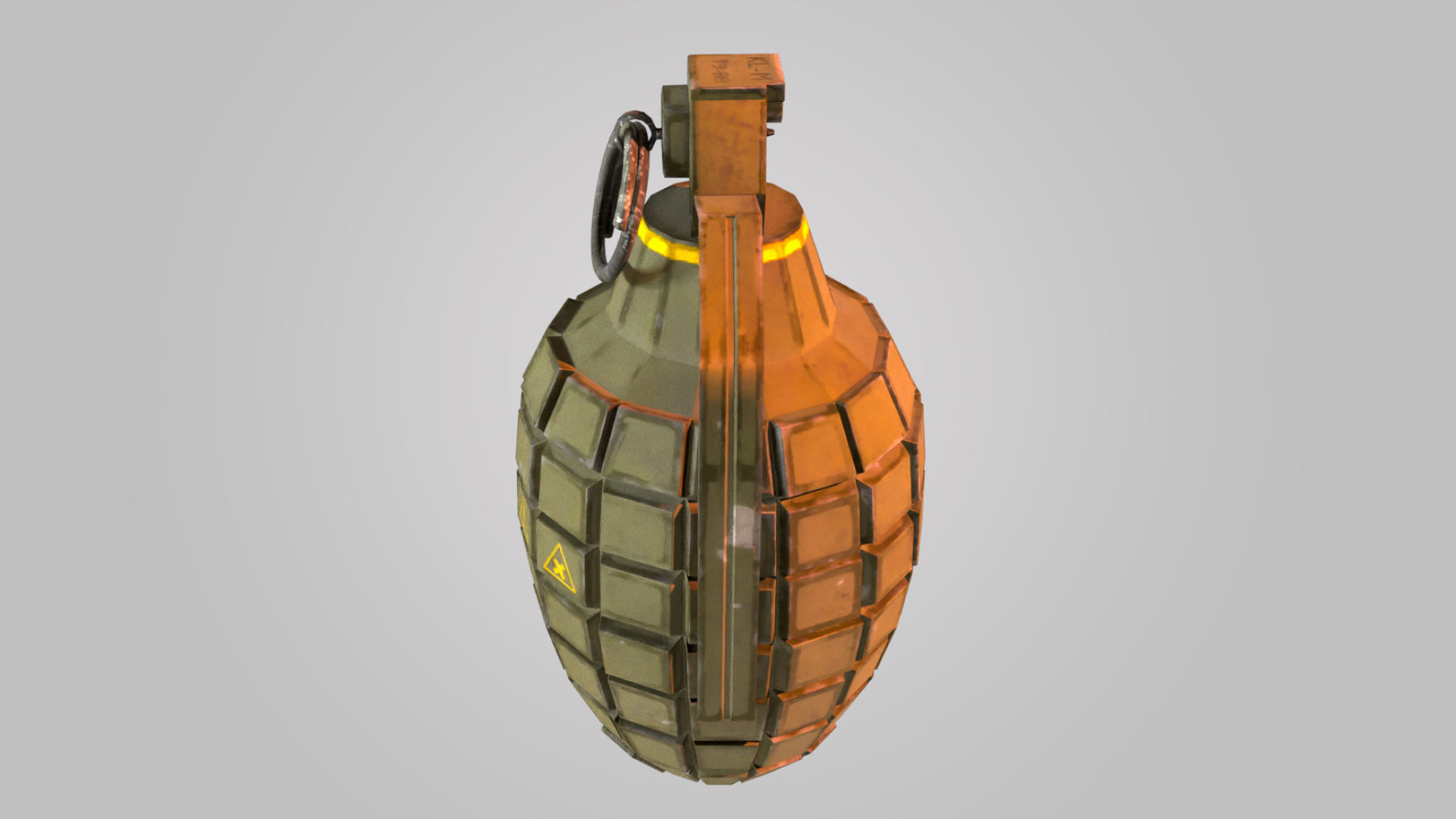 Grenade - F1 Grenade - FPS Combat 3D model_4