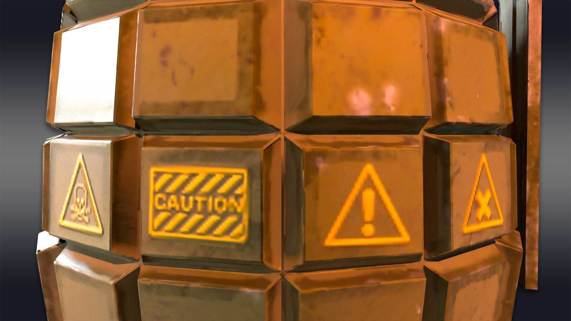 Grenade - F1 Grenade - FPS Combat 3D model_13