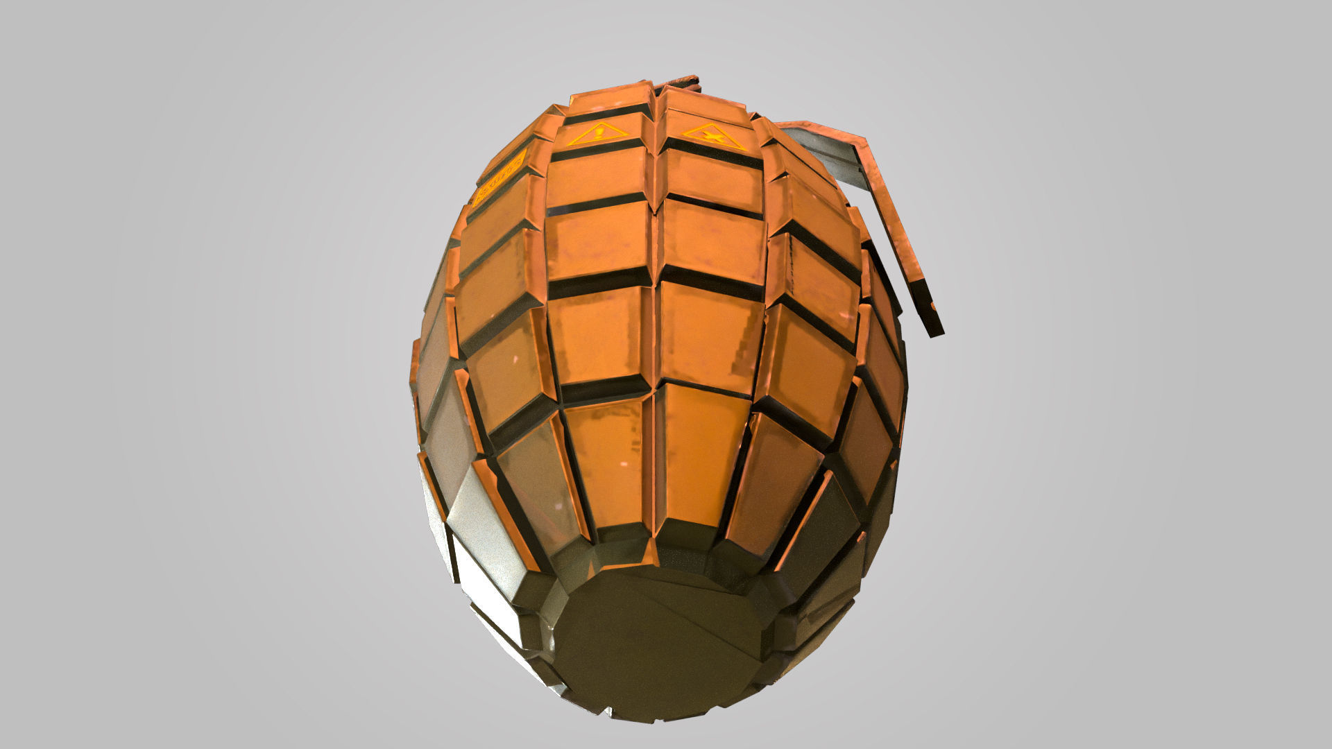 Grenade - F1 Grenade - FPS Combat 3D model_8