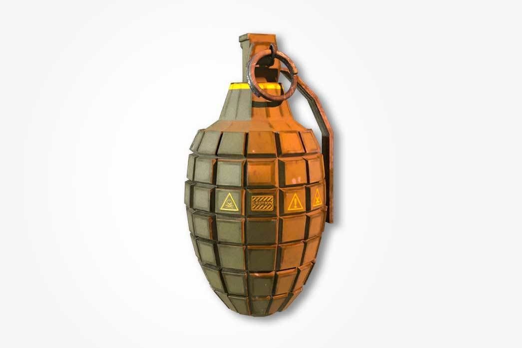 Grenade - F1 Grenade - FPS Combat 3D model_2