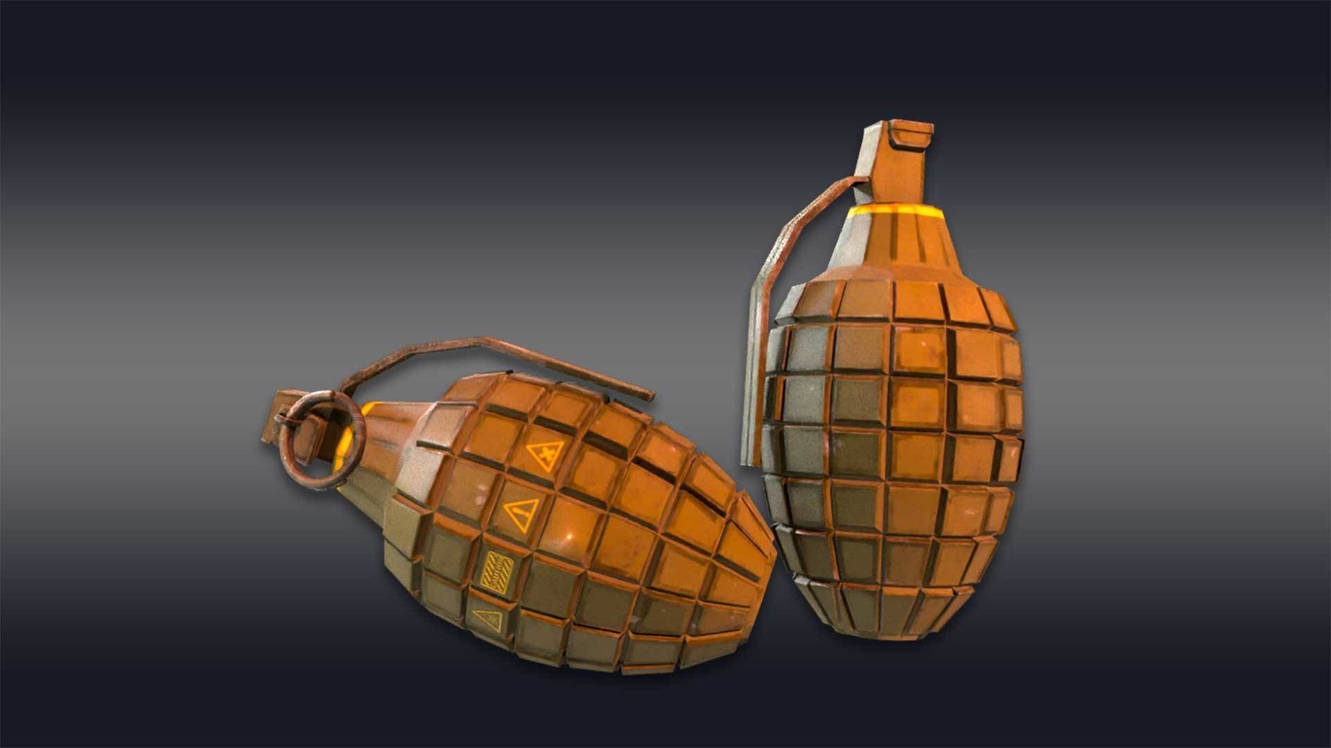 Grenade - F1 Grenade - FPS Combat 3D model_15