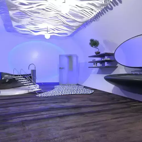 3D model modern bathroom