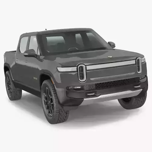2023 Rivian R1T Simple Interior Gray
