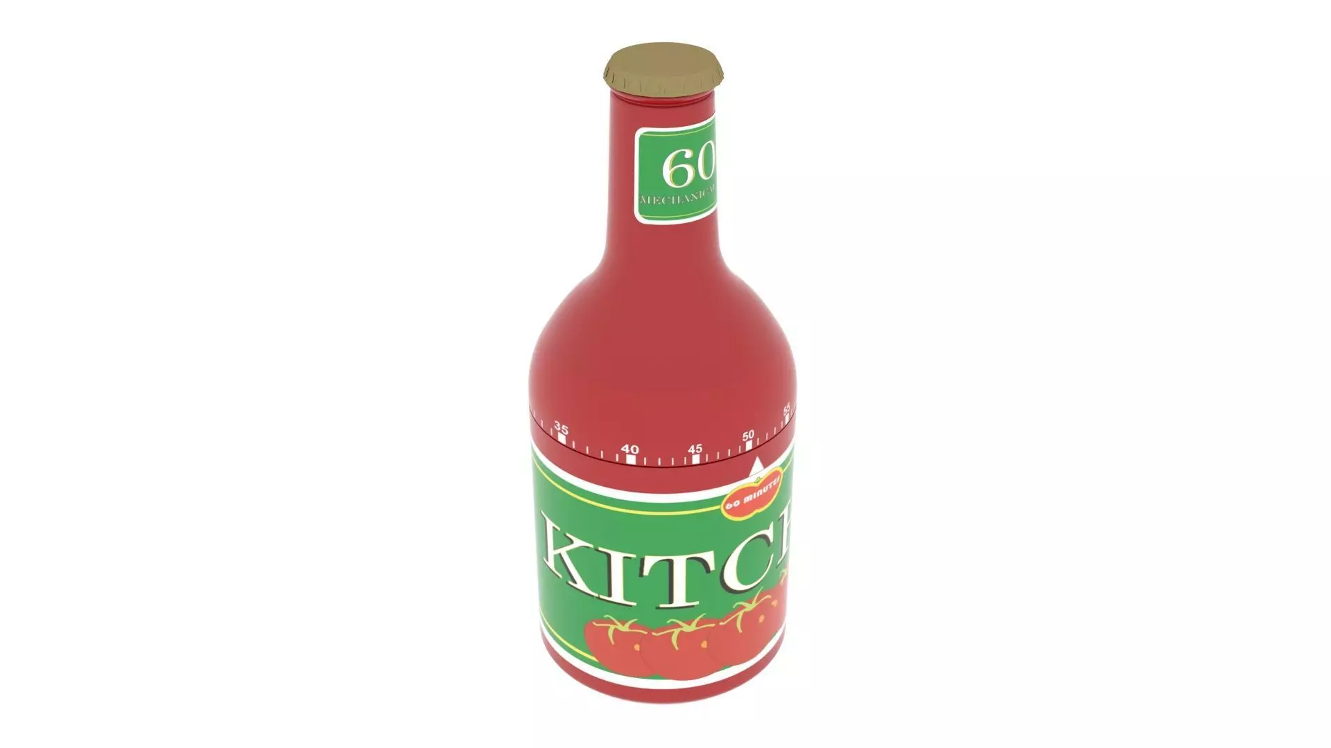 Kitchen Ketchup Bottle Timer 3D model