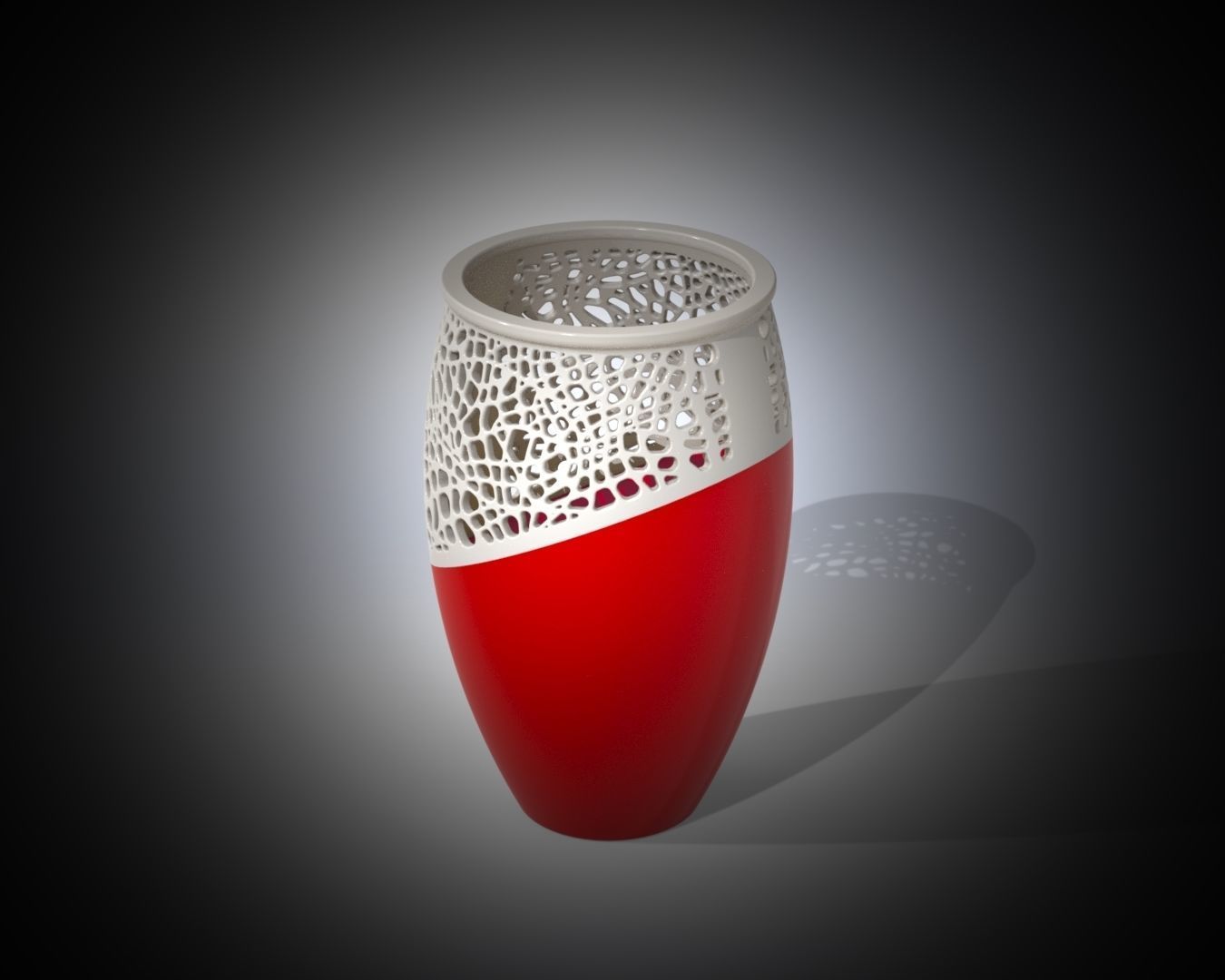 Honeycomb flower pot-ready to print 3D print model_2