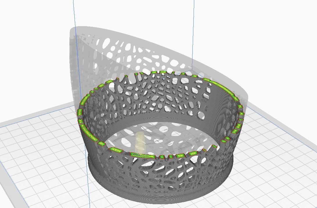 Honeycomb flower pot-ready to print 3D print model_21