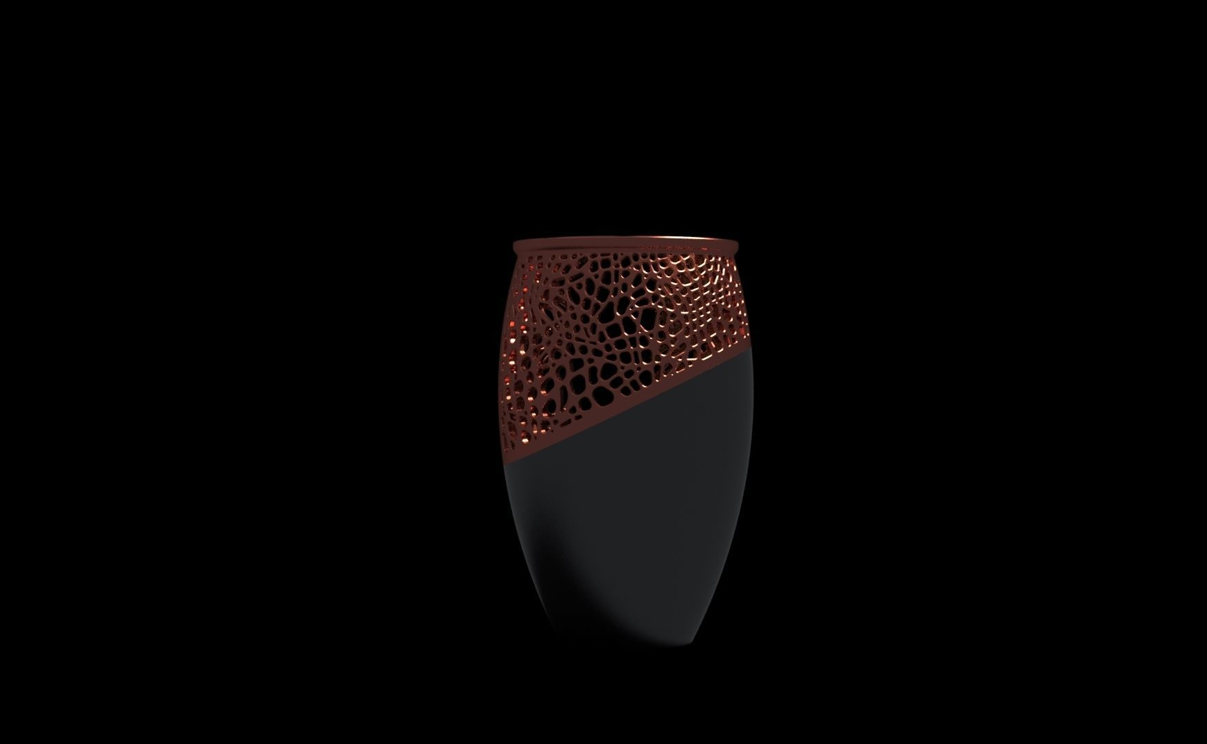 Honeycomb flower pot-ready to print 3D print model_6
