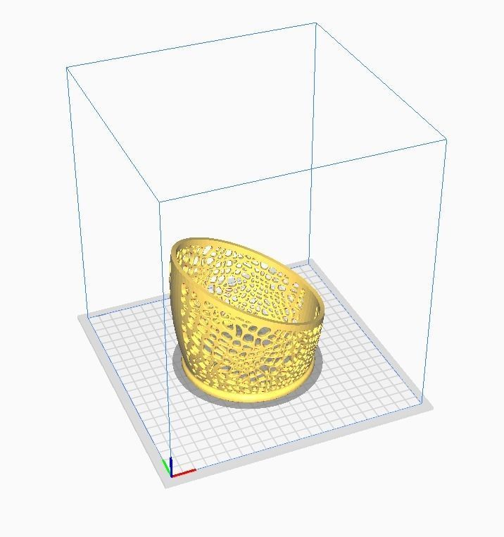 Honeycomb flower pot-ready to print 3D print model_20