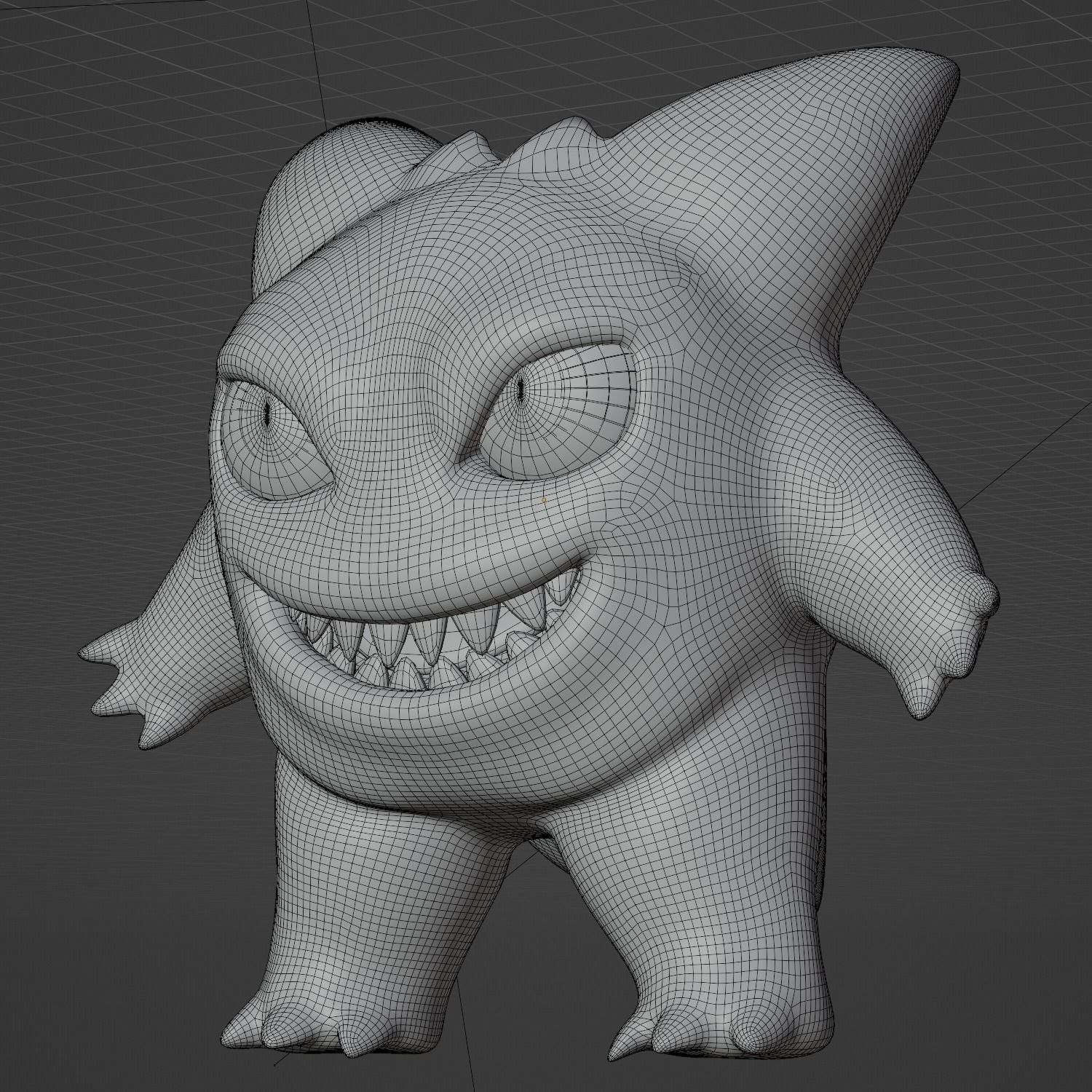 Pokemon Gengar Free 3D model_7